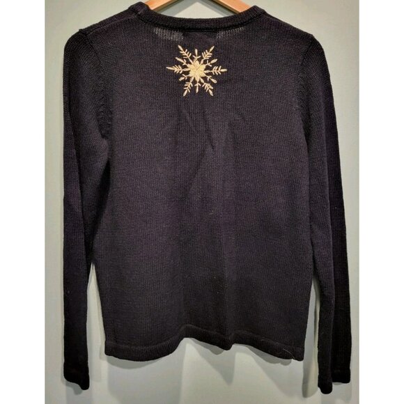 New All Points Reference Point Christmas Holiday Crewneck Sweater Sz S - Picture 4 of 7